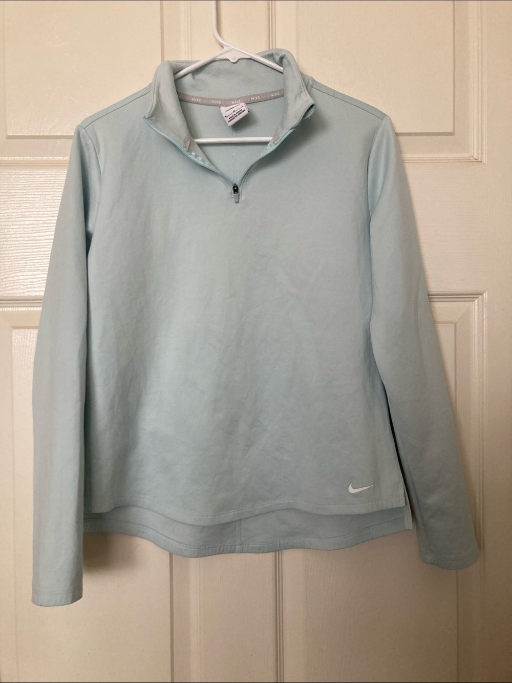 Nike Light Blue Quarter-Zip Sweatshirt